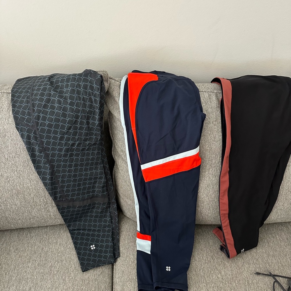Sweaty Betty Leggings Bundle – Size Medium (3 Pairs)
